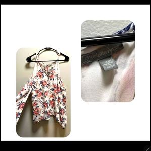 Charlotte Russe Cold Shoulder Top